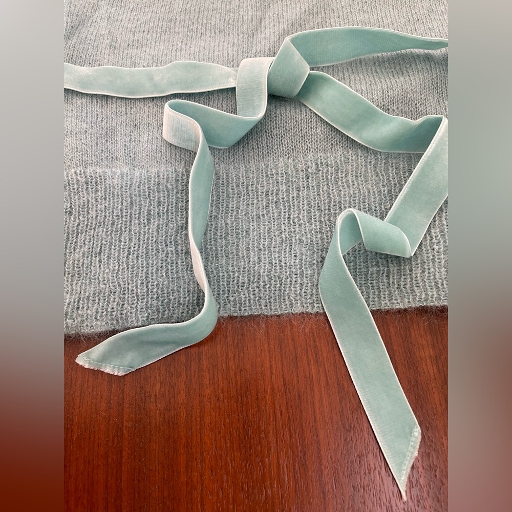 Vintage Banana Republic Soft Blue Mohair Knit Camisole - Picture 5 of 10